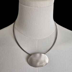 Premier Designs "The Patina" Silver Necklace